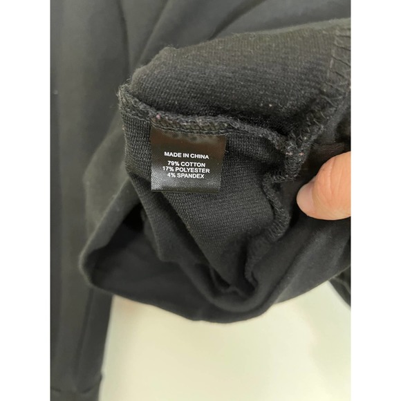 Drew Black Pullover Embroidered Sweatshirt Women's Size Medium - Picture 6 of 7